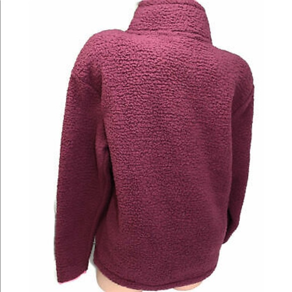 New Victoria’s Secret PINK Sherpa pullover S NWT - Picture 3 of 3